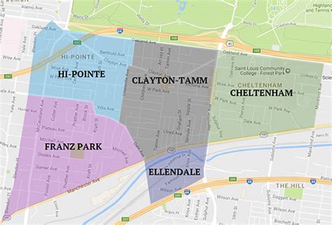 Map Of St Louis Neighborhoods - Maping Resources