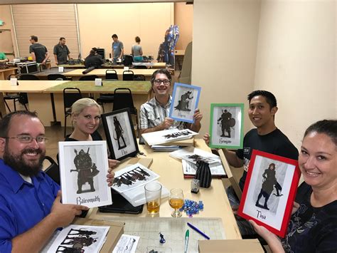 [Art] The group receiving their character portraits : r/DnD