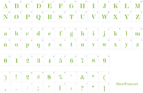 Modern No. 20 Font | wfonts.com - download free