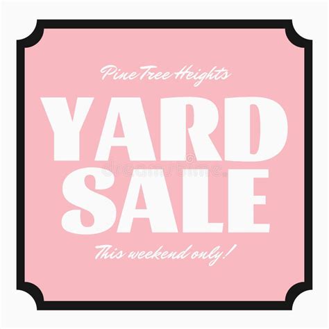 Yard Sale banner stock illustration. Illustration of banner - 252020386