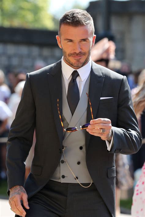 David Beckham at Royal Wedding 2018 Pictures | David beckham suit ...