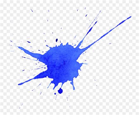 Blue-splat - Paintball Png, Transparent Png - 749x617(#315962) - PngFind