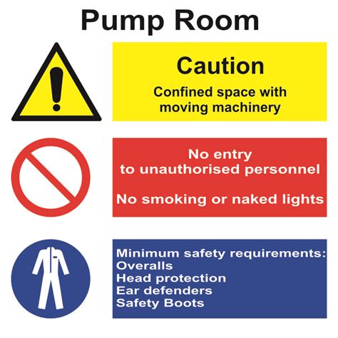 Space identification signage - Pump Room | Products | Traconed