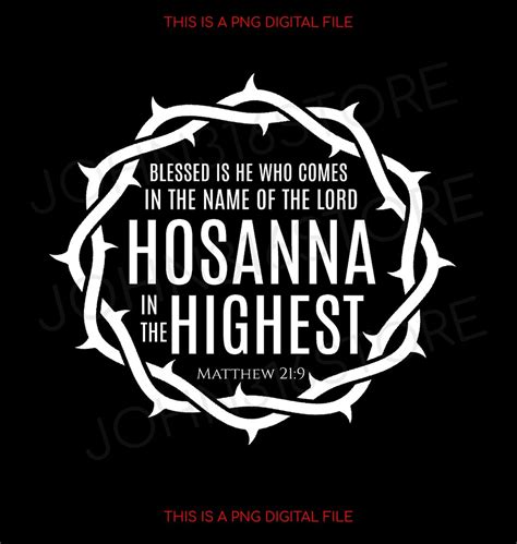 Hosanna in the Highest PNG, Christian PNG, Church Designs, Christian ...