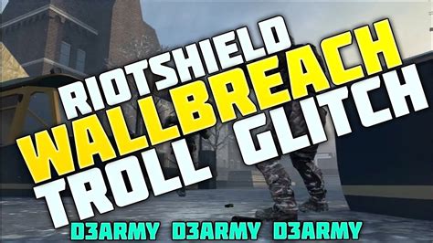 Black ops 2 Multiplayer Glitches: Wall-breach With Riot Shield GLITCH! - YouTube