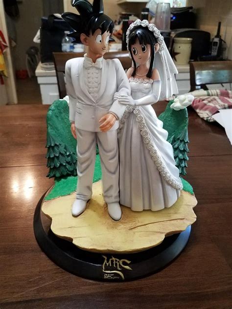 Dragonball Z Goku Chi Chi Wedding Statue | #1875304790