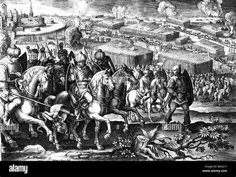 events, Ottoman Wars, Siege of Vienna 1529, retreat of the Ottoman Stock Photo, Royalty Free ...