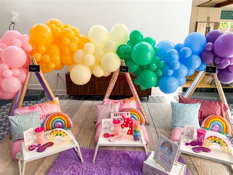 Sara's Rainbow Sleepover — Fun and confetti