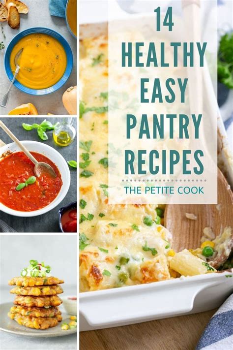 From pizza to chocolate muffins, these healthy and easy recipes come together with simple pantry ...