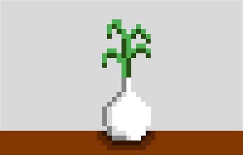 Plant pot pixel art