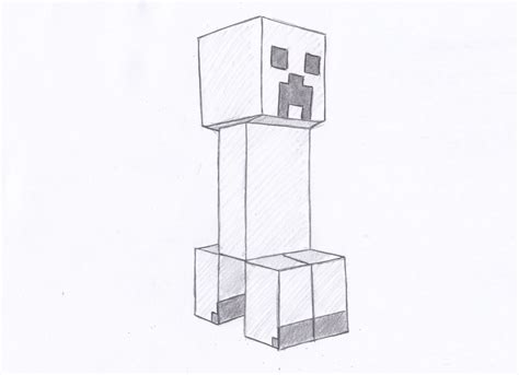 How To Draw A Creeper How To Draw Minecraft Character - vrogue.co