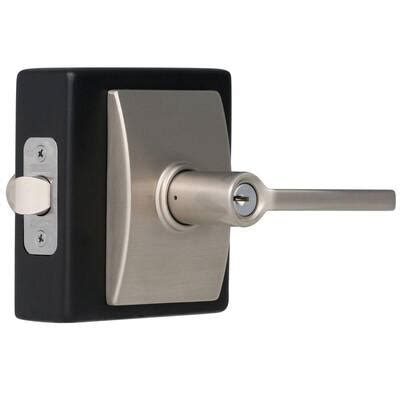 Schlage Century Collection Satin Nickel Latitude Keyed Entry Lever