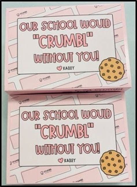 CRUMBL Cookie Gift Tags Instant Download - Etsy