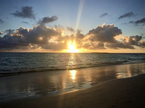 Kailua Sunrise stock photo. Image of kailua, beach, golden - 162541682