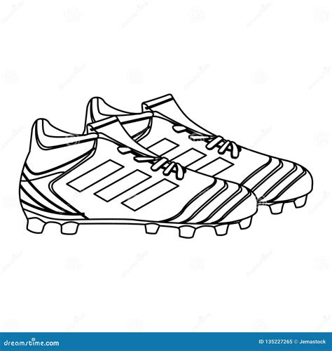 Football Boots Drawing | vlr.eng.br