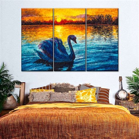 Swan Lake Wall Art | Painting