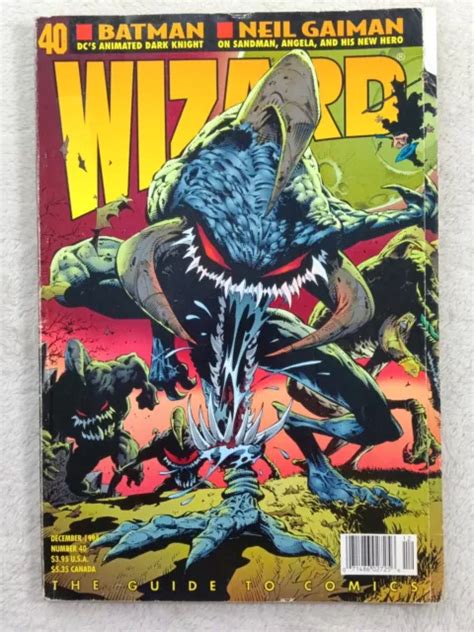 WIZARD COMICS MAGAZINE Vol 1 No 40 Dec 1994 Frank Miller Batman Wertham Gaiman $14.44 - PicClick