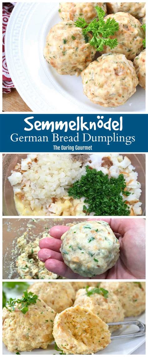 Authentic Semmelknödel (German Bread Dumplings) - The Daring Gourmet