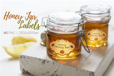 Honey Jar Labels Template Free