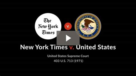 New York Times Co. v. United States - Case Brief - Quimbee