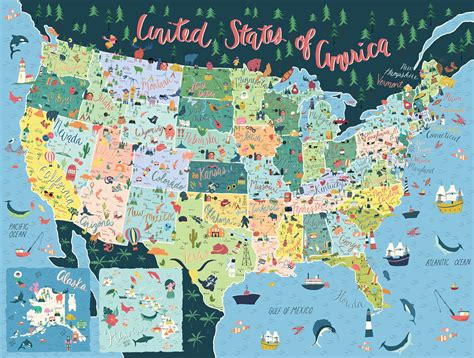 The United States Map Puzzle - Wilma Juliette