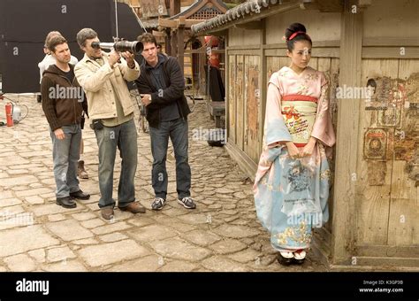 Behind the scenes. MEMOIRS OF A GEISHA stars Ziyi Zhang, Gong Li, Michelle Yeoh, and Ken ...