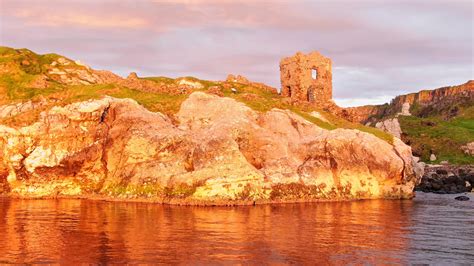 Kinbane castle on the north coast. : r/IrishHistory