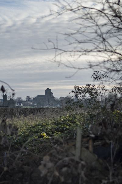 Isleham, Cambridgeshire: distant view across the surrounding fields ...