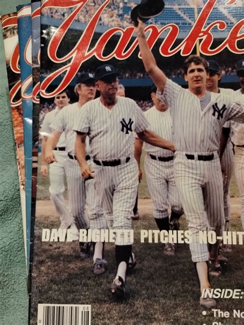 Dave Righetti August 4 No Hitter 1983 New York Yankees Magazine | eBay