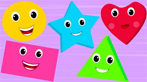 Shapes Song Educational Video for Children - YouTube