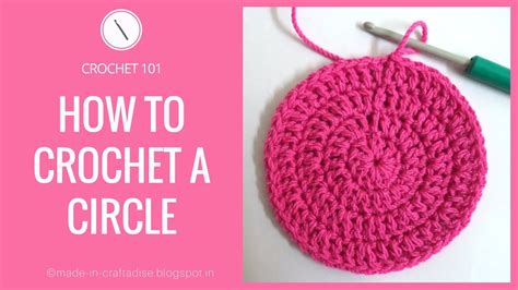 Flat Crochet Circle Diagram