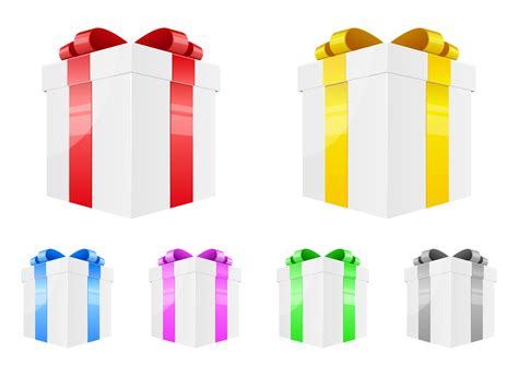 Present box vector design illustration isolated on white background ...