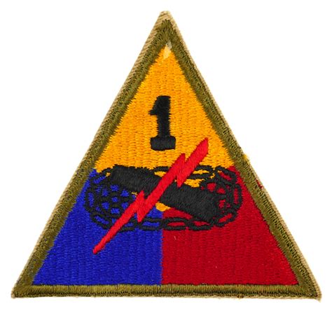 US: WW2 US 1st Armored Division Patch