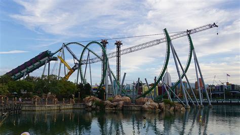 Incredible Hulk refurbishment changing skyline at Universal