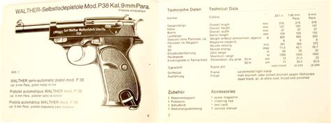 Walther P38 Manual - Militaria