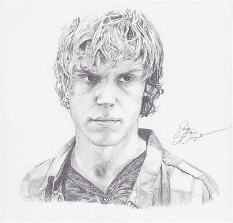 Tate Langdon- Evan Peters by Jazzie560 on DeviantArt