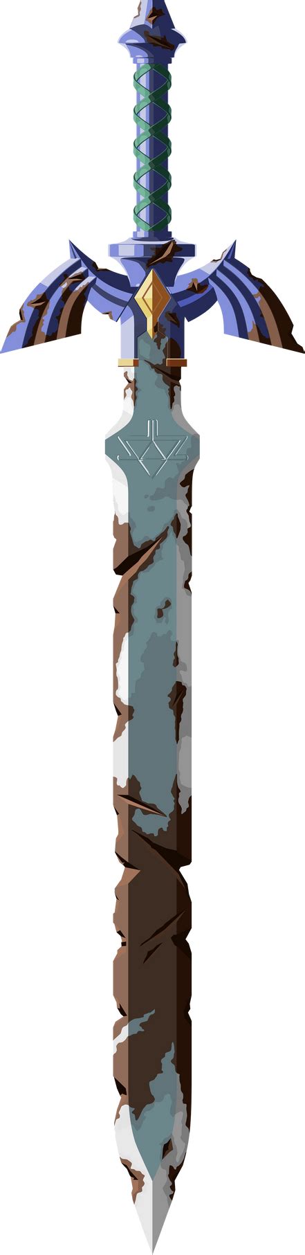 Rusted Master Sword (Hi-res) by hextupleyoodot on DeviantArt