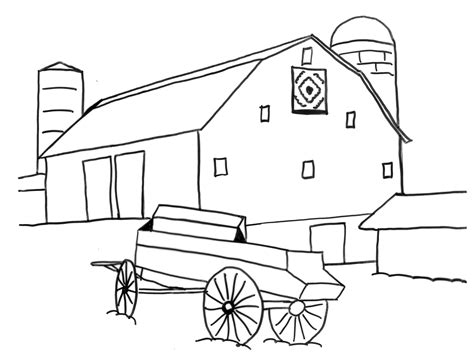 Easy Barn Drawing at GetDrawings | Free download