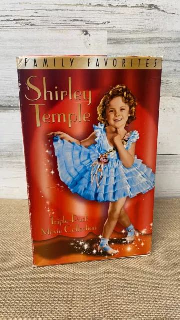 SHIRLEY TEMPLE 3 PACK Movie Collection VHS Set CURLY TOP, HEIDI, BABY TAKE A BOW $14.99 - PicClick