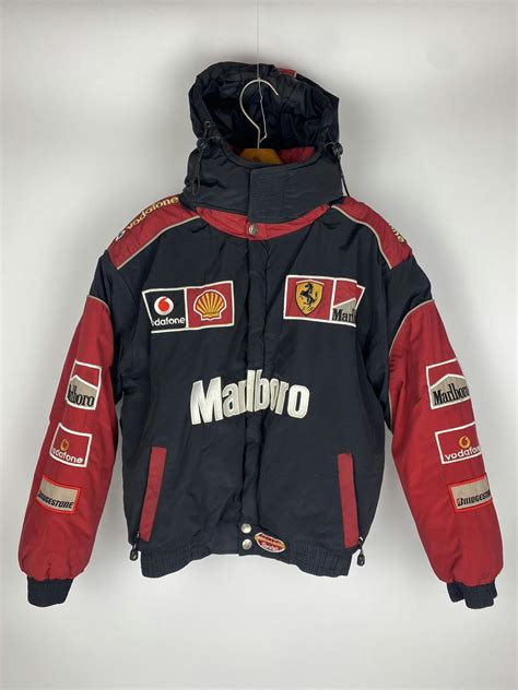 Marlboro × Racing × Vintage Vintage Marlboro racing jacket Ferrari big ...