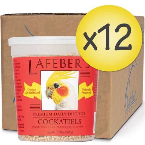 Case of 12 Cockatiel Pellets 1.25 lb (567 g) | Critical Nutrition & Pet Bird Food by Lafeber Co.