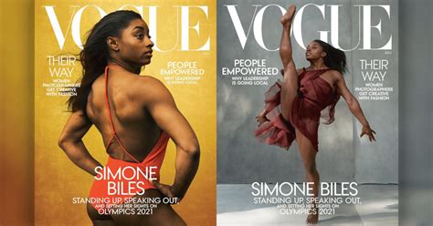 CeleBeauty Watch: Simone Biles Covers the August 2020 Vogue | Blinging ...