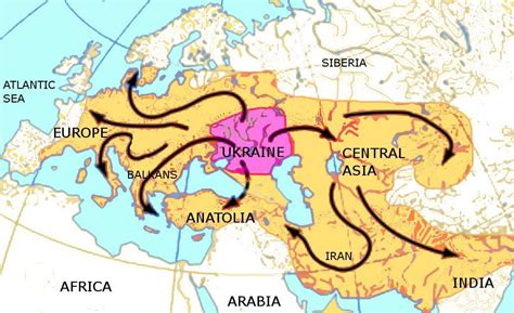 pontic steppes peoples | ... -Europeans Originated on the Pontic Steppes, North of the Black-Sea ...