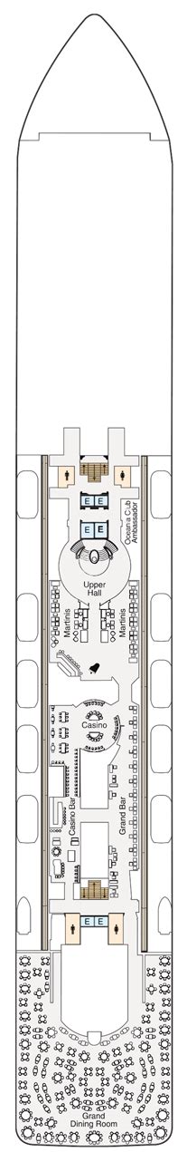 Oceania Marina Deck plan & cabin plan