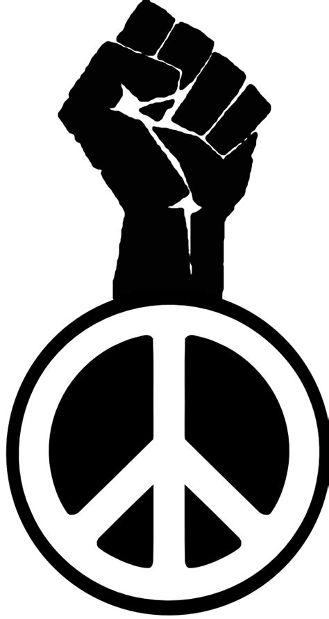 fist with peace sign - Clip Art Library