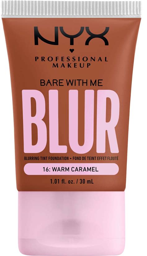 NYX PROFESSIONAL MAKEUP Bare With Me Blur Tint Foundation 16 Warm ...