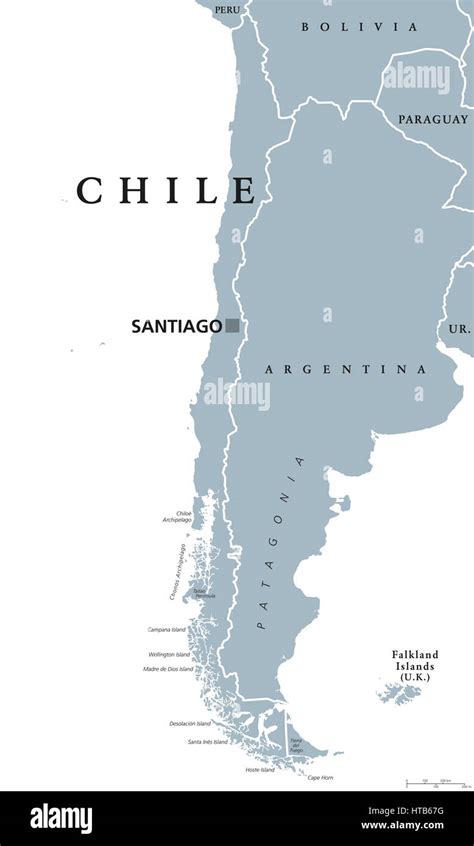 Cape horn chile map hi-res stock photography and images - Alamy