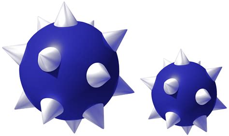 Image - Blue Spiked Balls Art.png | Fantendo - Nintendo Fanon Wiki ...