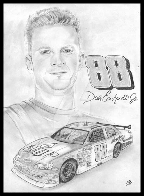 Dale Earnhardt Sketch at PaintingValley.com | Explore collection of Dale Earnhardt Sketch