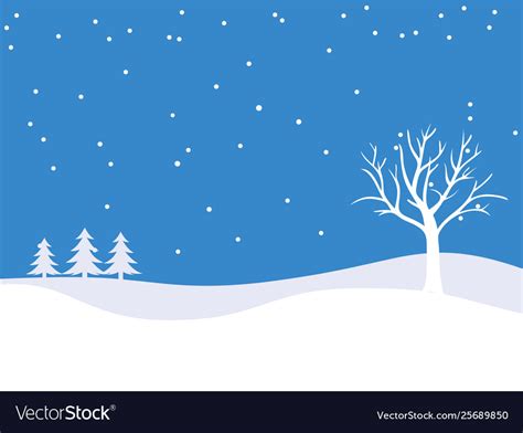 Winter wonderland 1 Royalty Free Vector Image - VectorStock